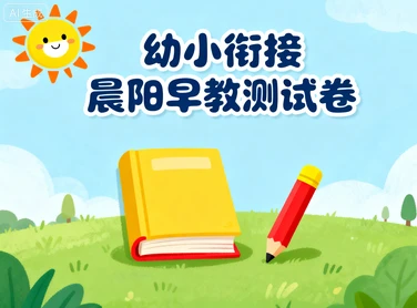 幼小衔接晨阳早教测试卷-八方网创