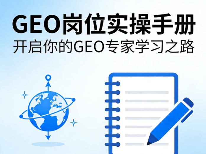 GEO岗位实操手册，开启你的GE0专家学习之路-八方网创
