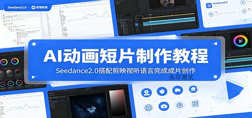 AI动画短片制作教程:Seedance2.0搭配剪映视听语言完成成片创作-八方网创