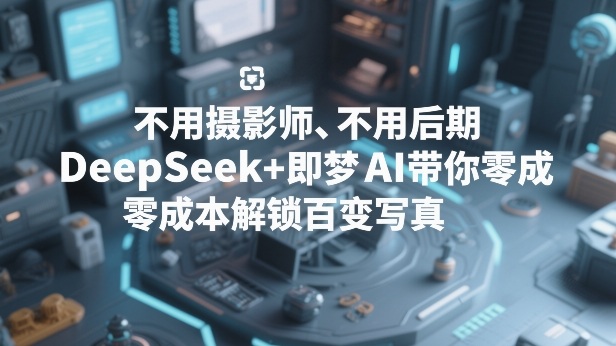 不用摄影师、不用后期,DeepSeek+即梦AI带你零成本解锁百变写真!-八方网创