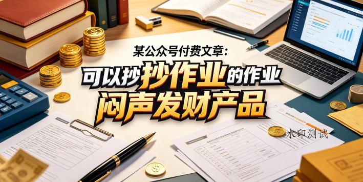 某公众号付费文章：可以抄作业的闷声发财产品-八方网创