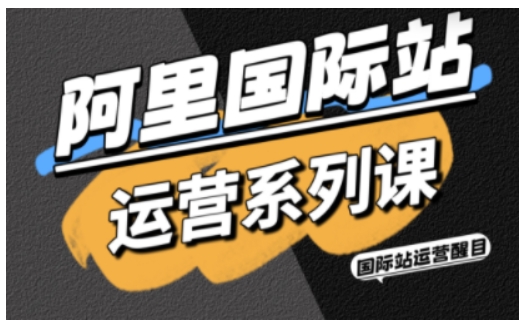 阿里国际站运营系列课,涵盖精准引流、直通车与全站推实战SOP,搭配AI效率工具包与高阶增长玩法(更新)-八方网创