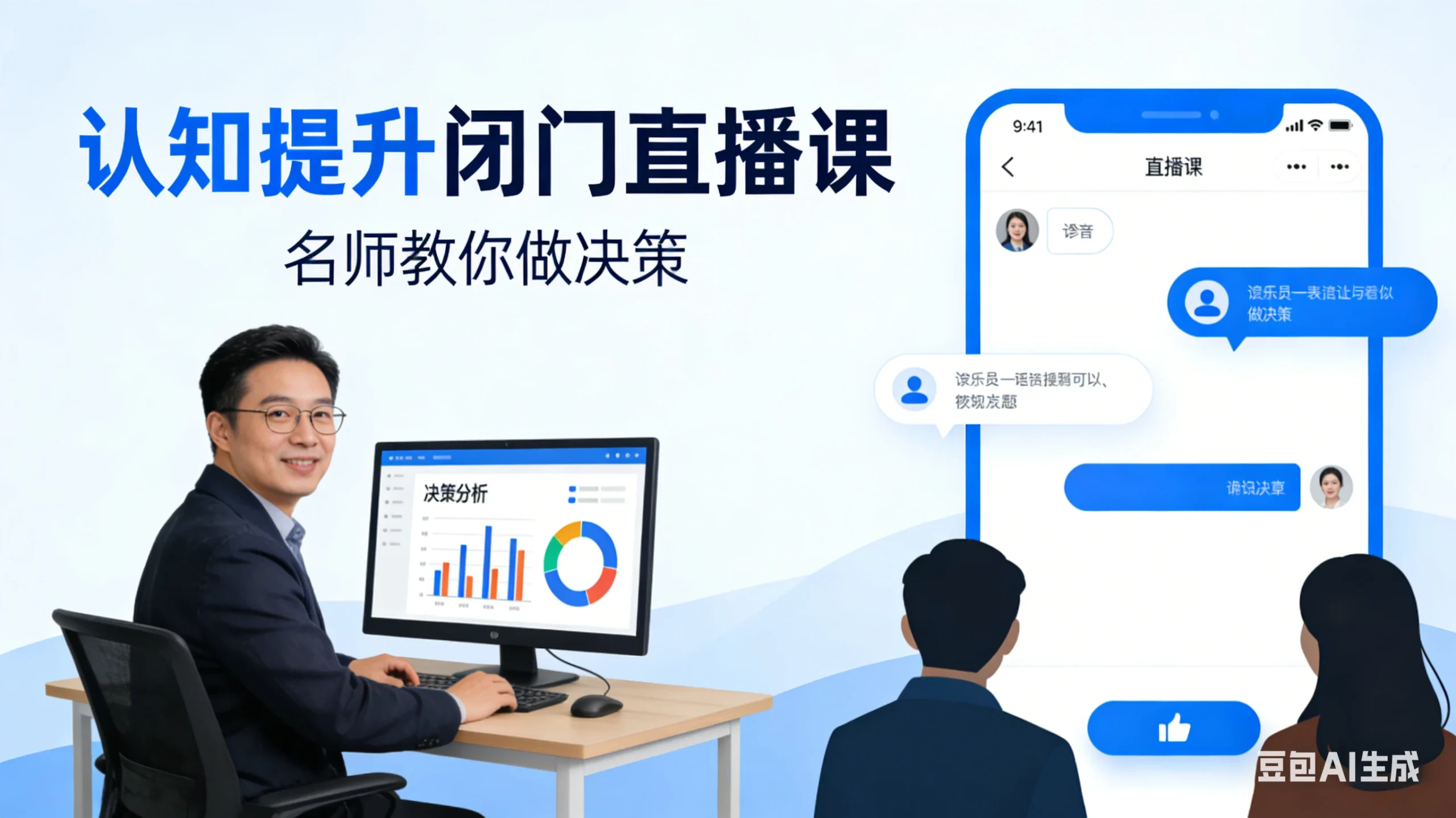 【精】王培霖认知提升闭门直播课，名师教你做决策-八方网创