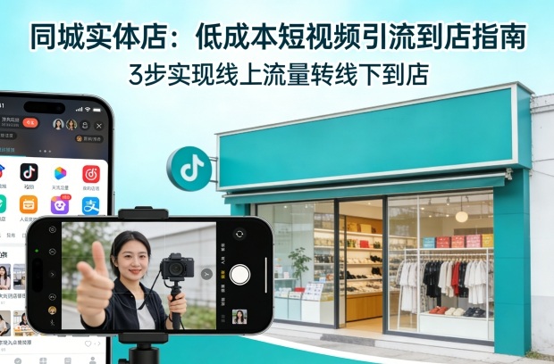 同城实体店,如何低成本把客户从短视频带到线下门店-八方网创