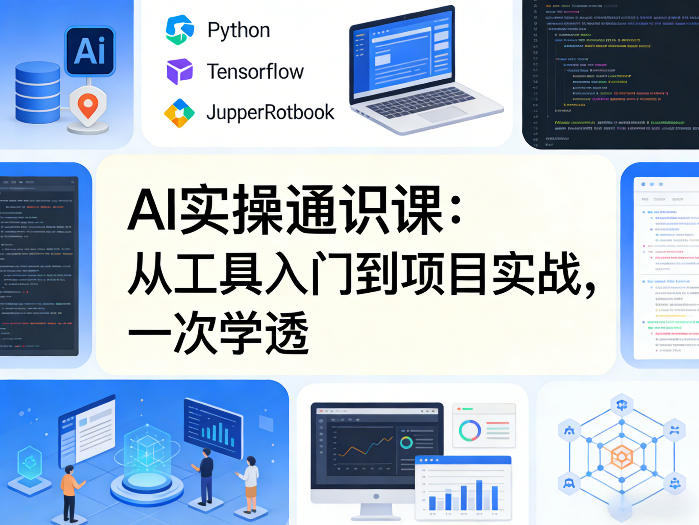 AI实操通识课，从工具入门到项目实战，一次学透-八方网创