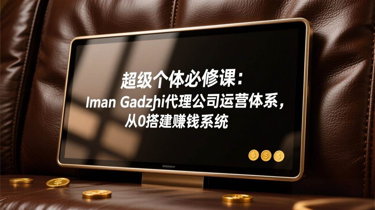 (17525期)超级个体必修课:Iman Gadzhi代理公司运营体系,从0搭建赚钱系统-八方网创