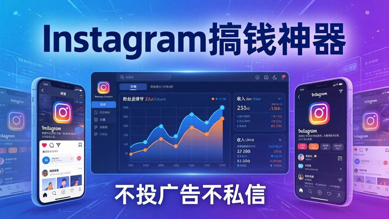 （17731期）Instagram搞钱神器：月涨6万粉+月入5万刀，不投广告不私信，靠算法+低价产品-八方网创