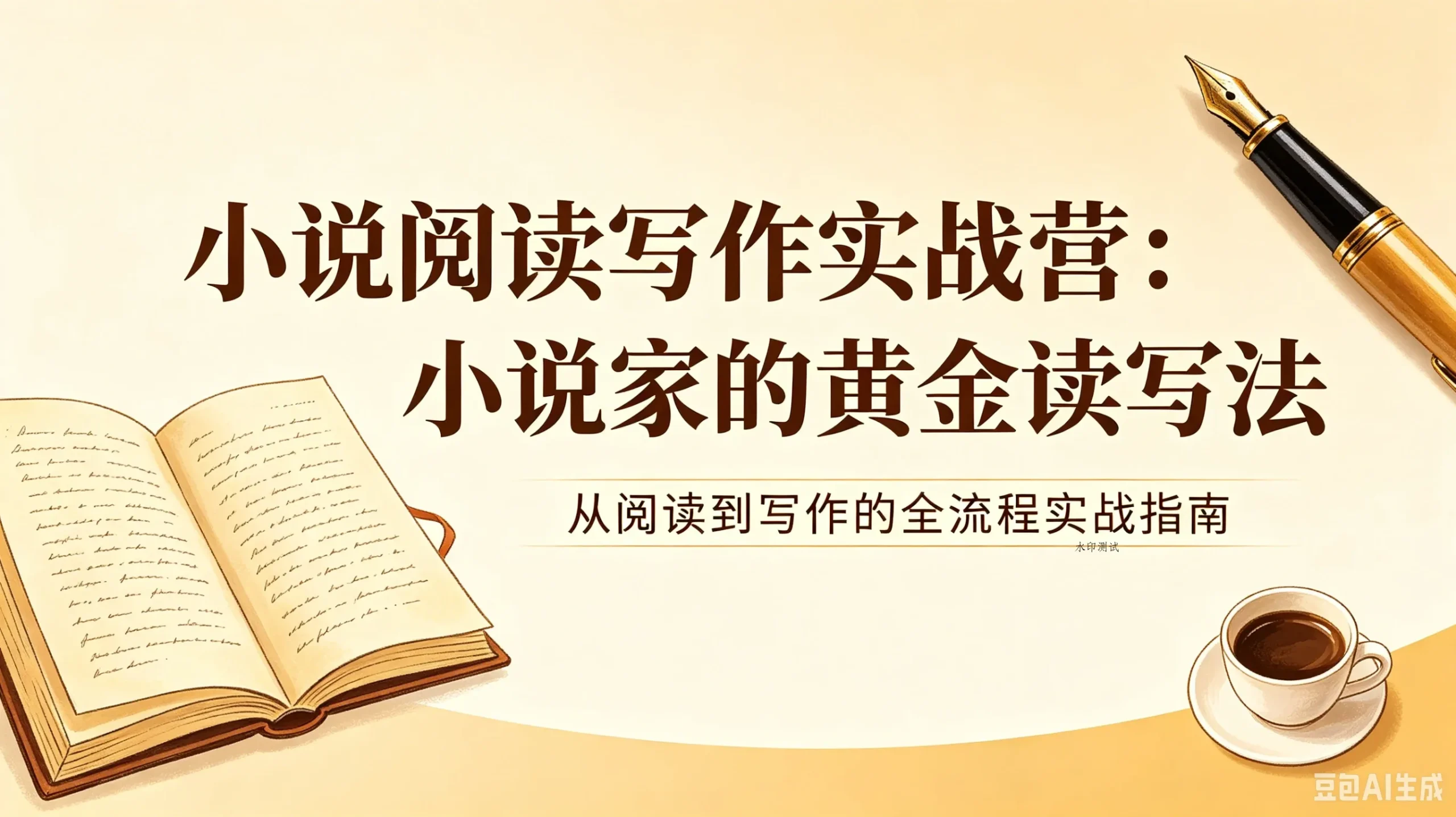 【精】小说阅读写作实战营:小说家的黄金读写法,从阅读到写作的全流程实战指南-八方网创