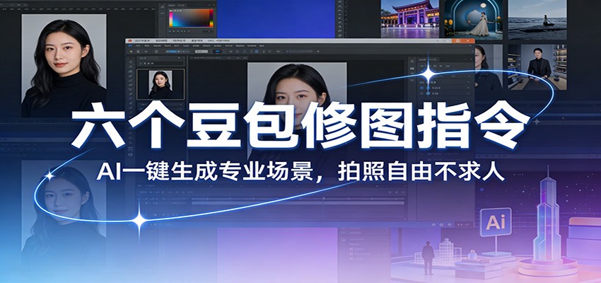 六个豆包修图指令：AI 一键生成专业场景，拍照自由不求人-八方网创