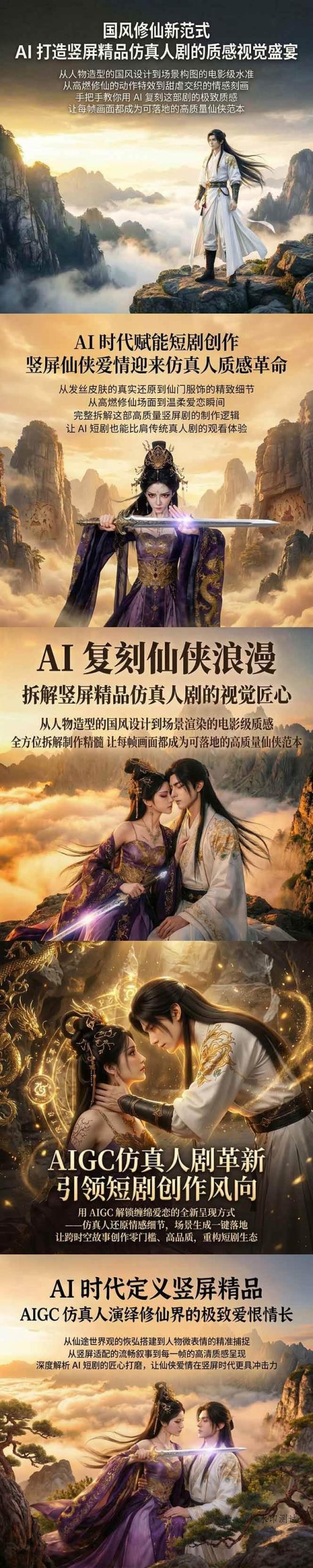 （18199期）AIGC 仿真人短剧创作革新，解锁仙侠爱恋全新呈现，一键出高质场景，零门槛打造爆款剧集-八方网创