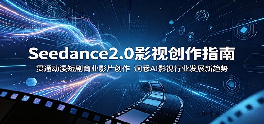 Seedance2.0影视创作指南：贯通动漫短剧商业影片创作，洞悉AI影视行业发展新趋势-八方网创