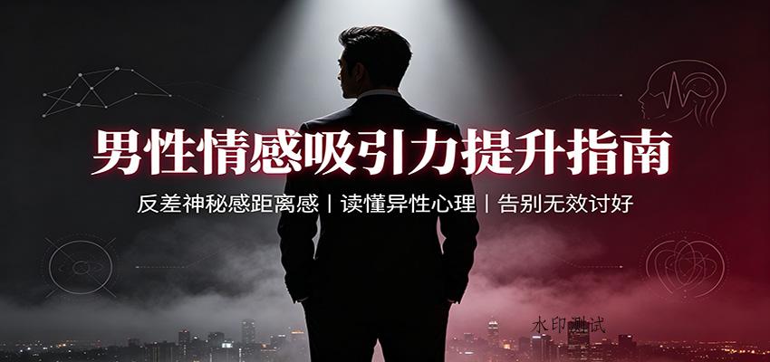男性情感吸引力提升指南：反差神秘感距离感，读懂异性心理，告别无效讨好-八方网创