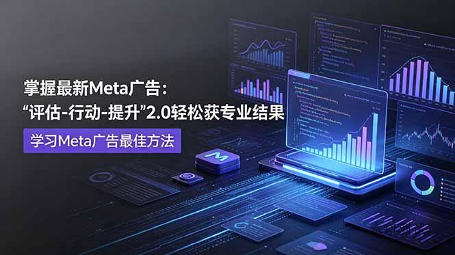 掌握最新的Meta广告，通过“评估-行动-提升”2.0版本轻松获得专业级结果。学习目前学习Meta广告的最佳方法-八方网创