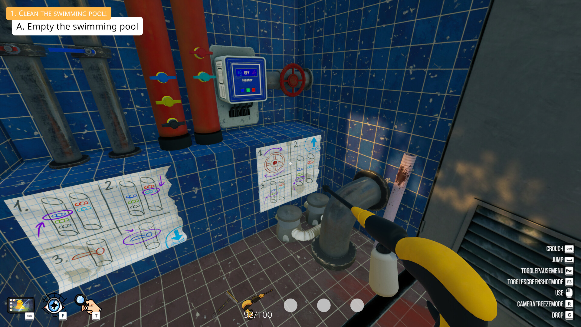 《泳池清洁模拟器》中文版-八方网创