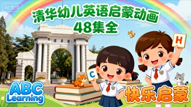 清华幼儿英语启蒙动画48集全-八方网创