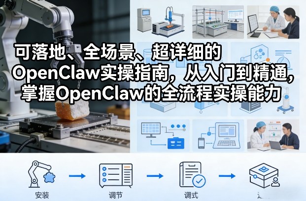 可落地、全场景、超详细的OpenClaw实操指南，从入门到精通，掌握OpenClaw的全流程实操能力-八方网创