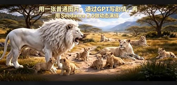 用一张普通图片，通过GPT写剧情，再用Seedance 2.0做动态演绎，居然能生成迪士尼风格搞笑动画-八方网创