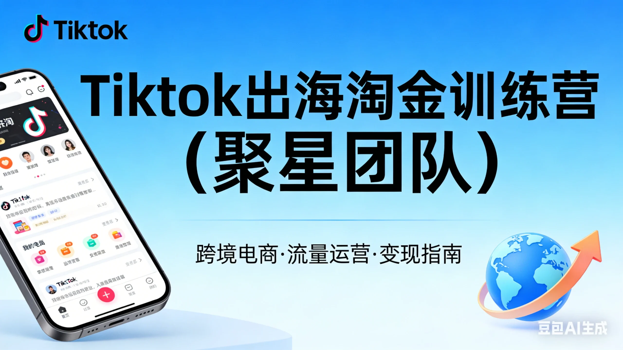 【精】Tiktok出海淘金训练营(聚星团队)-八方网创