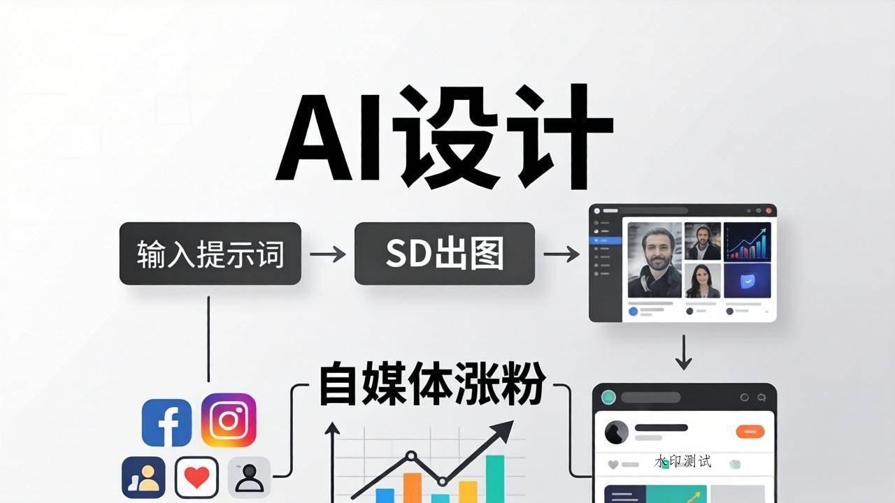 （18136期）人人都是AI设计师：SD出图+自媒体涨粉一站教学，告别图文素材焦虑，AI设计让你轻松避开内卷-八方网创