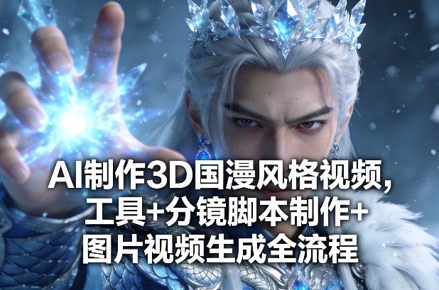 AI制作3D国漫风格视频，工具+分镜脚本制作+图片视频生成全流程-八方网创