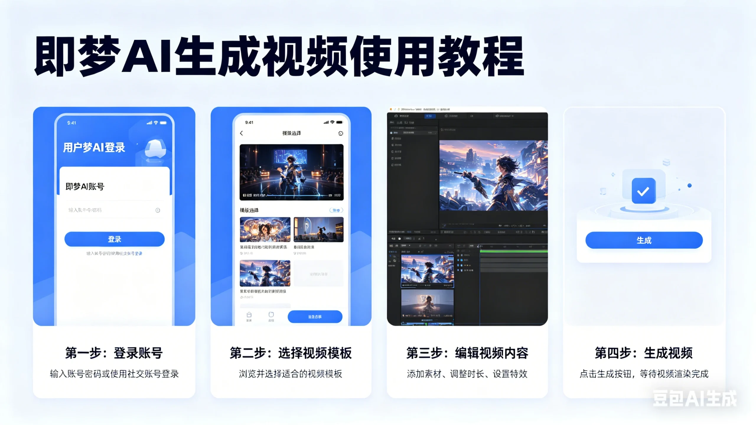 即梦AI生成视频使用教程-八方网创