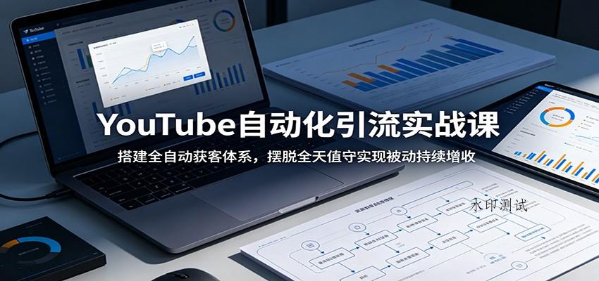 YouTube自动化引流实战课:搭建全自动获客体系,摆脱全天值守实现被动持续增收-八方网创
