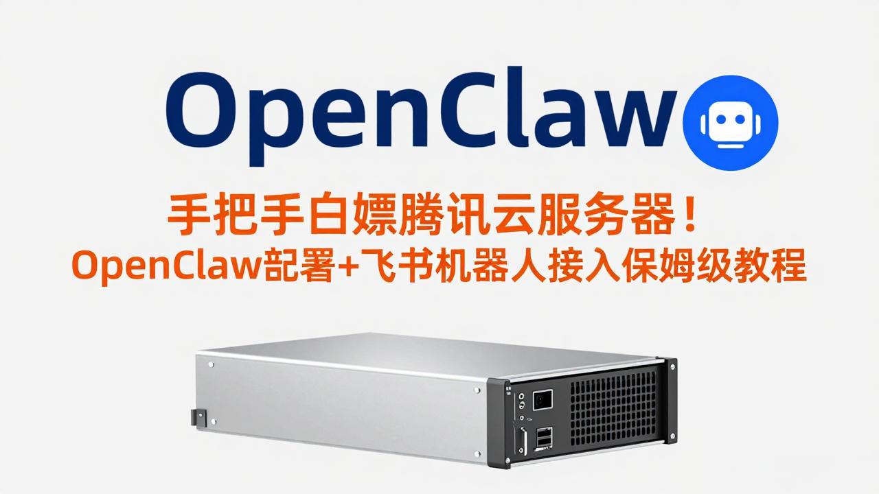 手把手白嫖腾讯云服务器！OpenClaw部署+飞书机器人接入保姆级教程-八方网创