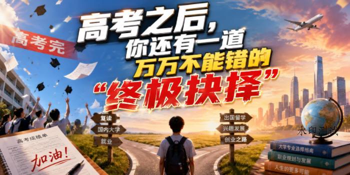 付费文章:高考之后,你还有一道万万不能错的“终极抉择”-八方网创