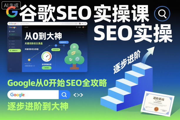 谷歌SEO实操课，Google从0开始SEO全攻略，逐步进阶到大神（更新26年）-八方网创