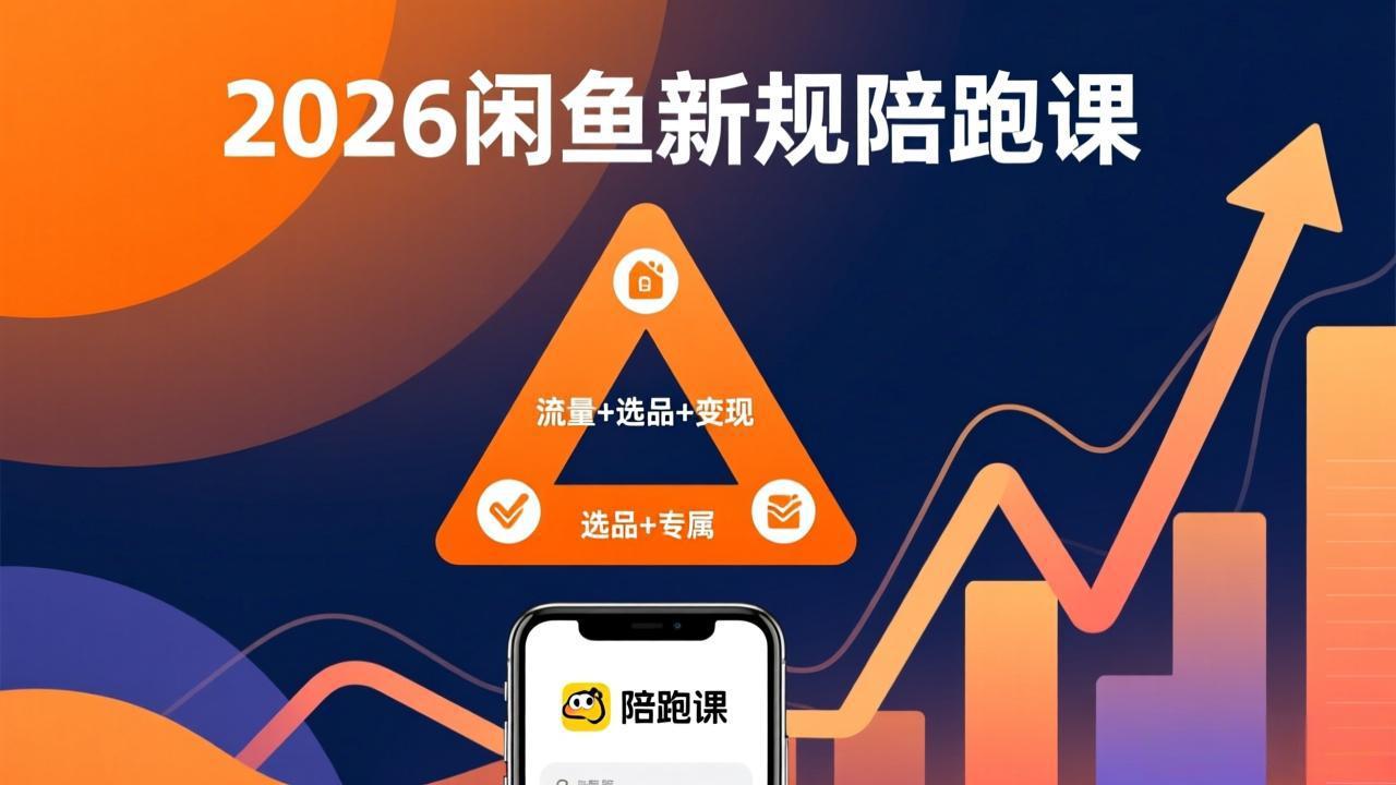 2026闲鱼高阶陪跑课全新上线，带你吃透新规玩转选品流量，从零搭建稳定变现盈利体系-八方网创