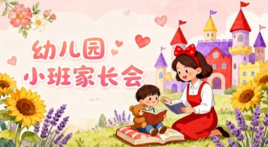 幼儿园小班家长会9套PPT-八方网创