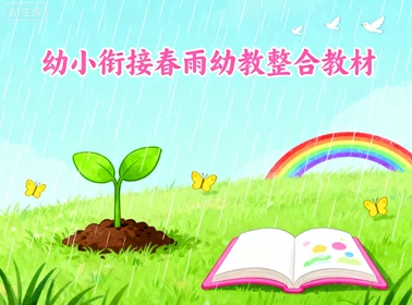幼小衔接春雨幼教整合教材-八方网创
