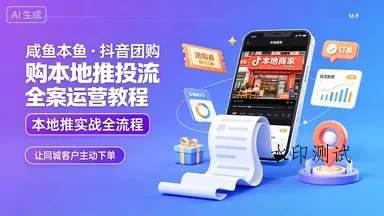 咸鱼本鱼·抖音团购本地推投流全案运营教程-八方网创