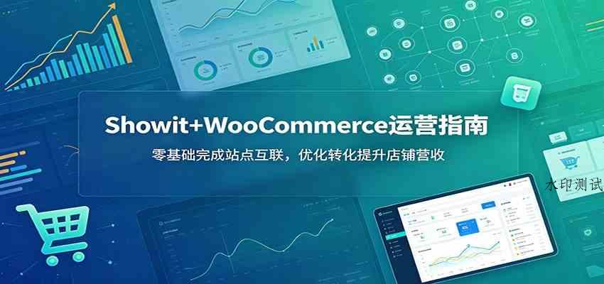 Showit+WooCommerce运营指南：零基础完成站点互联，优化转化提升店铺营收-八方网创